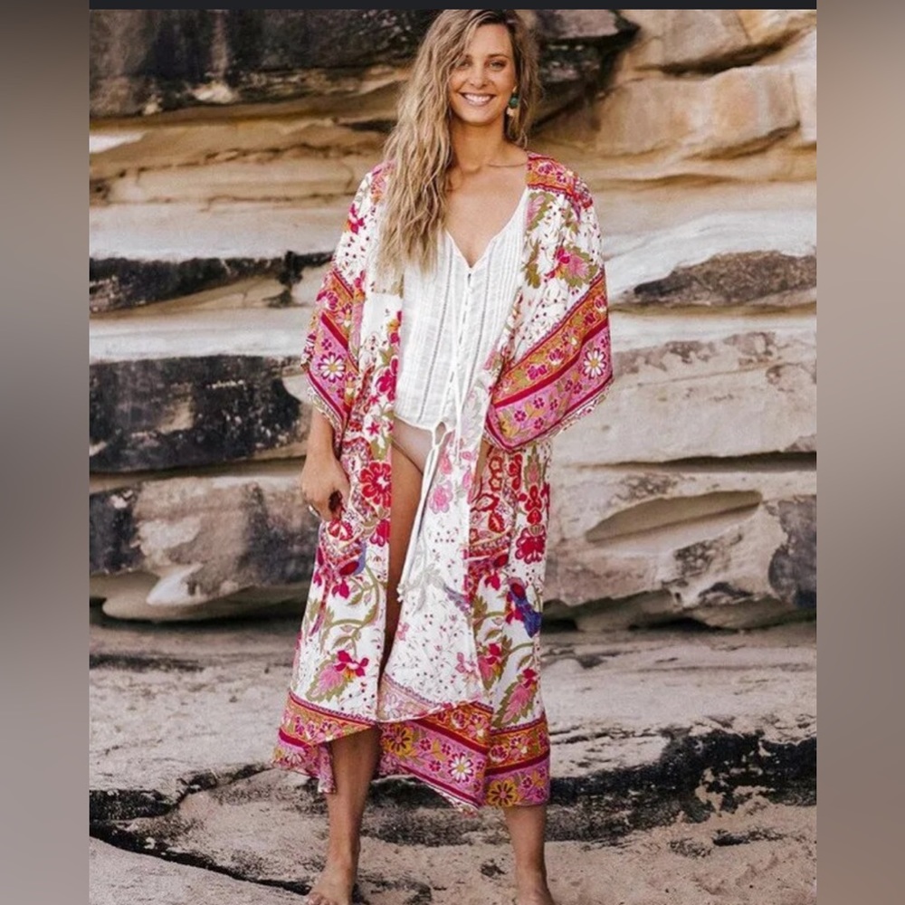 Robe Coverup Kimono pink
